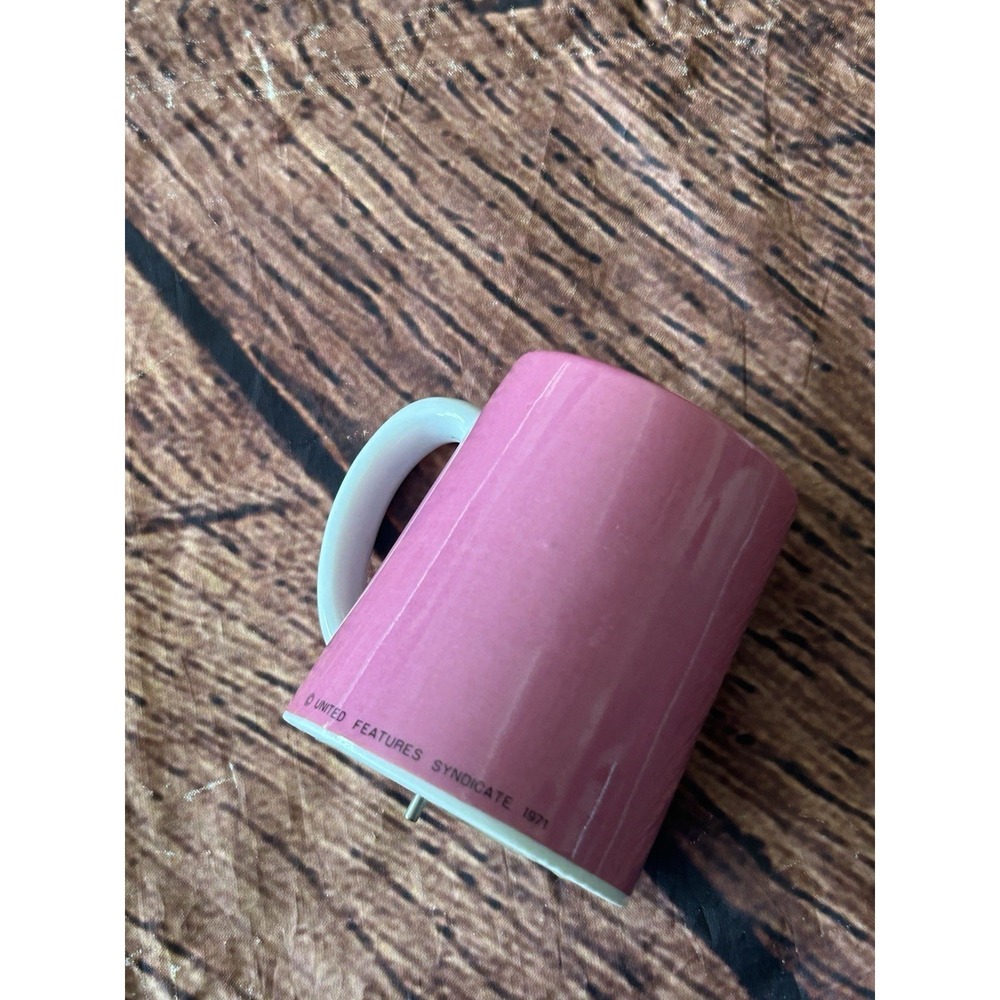 Vintage 1971 Peanuts Lucy Musical Mug ( No Music Box Bottom) Coffee Mug - Picture 2 of 6